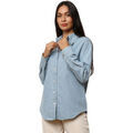 Chemises sur Grenoble : Chemise La Modeuse Chemisiers, blouses pour femme - Bleu Clair -