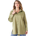Chemises sur Grenoble : Chemise La Modeuse Chemisiers, blouses pour femme - Vert clair -