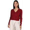 Gilet La Modeuse Gilets, cardigans pour femme - Rouge fonc&eacute; - Rouge Grenoble