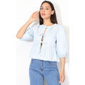Chemises sur Grenoble : Chemise La Modeuse Chemisiers, blouses pour femme - Bleu Clair -