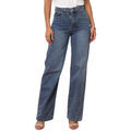 Jeans La Modeuse Jeans pour femme - Bleu fonc&eacute; - Bleu