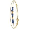 Bracelets Sc Boh&egrave;me B4174-LAPISLAZULI Dor&eacute; Grenoble