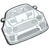 Broches Clj Charles Le Jeune Pin's Muscle Car - Voiture Am&eacute;ricaine Gris
