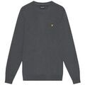 Pull Lyle & Scott KN2110V MERINO CREW-W63. GUNMETAL