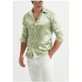 Chemise Kebello Chemise Satin&eacute; H, Vert Vert