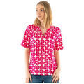 Chemise Ichi BLOUSE ROSE - LOVE POTION GRAPHIC AOP - 40 Grenoble