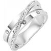 Bijoux Sc Crystal B2367-ARGENT-7-54 Argent&eacute;