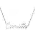 Collier Sc Crystal B2689-ARGENT-CAMILLE Argent&eacute;