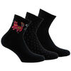 Chaussettes Kindy Lot de 3 paires de soquettes en coton Chat et plumetis
