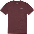 T-shirt Emerica LOCKUP SS TEE BURGUNDY Grenoble