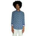 Chemises/chemisettes sur Grenoble : Chemise Desigual Chemise Aitor Bleu 18SMCW40