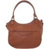 Sac a main Hexagona Sac port&eacute; &eacute;paule cuir ref_48600 Terre 38*32*9 Marron