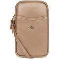 Sac Hexagona Pochette telephone Ref 63540 Dore 19*11*5 cm Dor&eacute;