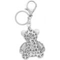 Cadeaux sur Grenoble : Porte cl&eacute; Sc Crystal B4306-ARGENT Argent&eacute;