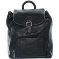 Sac a dos Hexagona Sac &agrave; dos en cuir Ref 35372 Noir 30*17*28 Noir