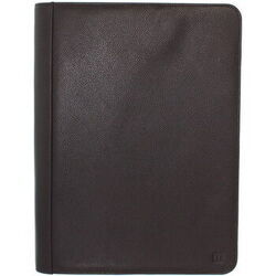 Porte document Hexagona Conferencier en cuir Ref 33928 Marron fon