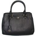 Sac &agrave; main Hexagona Sac &agrave; main en cuir ref 39818 noir 28*21*11 cm Noir