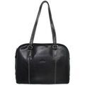 Sac a main Hexagona Sac porte &eacute;paule en cuir Ref 37599 Noir 38*13*29 Noir