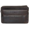 Sac Hexagona Pochette en cuir Ref 40232 Marron 24*15*5 cm