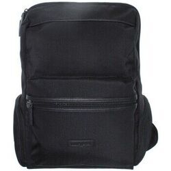 Sac a dos LANCASTER Sac &agrave; dos textile enduit ref 37712 noir Noir