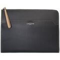 Porte document LANCASTER Pochette cuir ref_lan42477 noir Grenoble