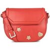 Sac Bandouliere LANCASTER Sac port&eacute; travers Valentina cuir ref_lan Rouge