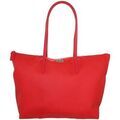 Sacs &agrave; mains sur Grenoble : Sac a main Lacoste Sac shopping port&eacute; &eacute;paule ref_cem40372-883 Rouge