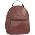 Sac a dos Hexagona Sac &agrave; dos en cuir ref 43161 fauve 23*30*10 cm Marron