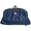 Porte-monnaie Hexagona Porte-monnaie en cuir Ref 32009 Bleu 14*9*4