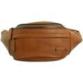 Sac banane David William Bananes en cuir ref 46641 Marron 30*13*6 cm