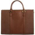 Sac &agrave; main Hexagona Sac port&eacute; main cuir ref_46663 Fauve 38*30*11 Marron