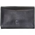 Sac & Bagage sur Grenoble : Porte-monnaie Hexagona Porte-monnaie en cuir ref_47646 Noir 14*9*4