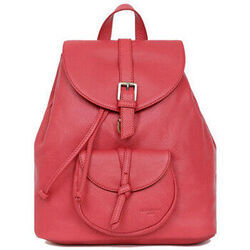 Sac a dos Hexagona Sac &agrave; dos cuir Ref 48597 Rouge 27*26*13 Rouge