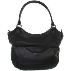 Sac a main Hexagona Sac port&eacute; &eacute;paule cuir ref_48600 Noir 38*32*9 Noir