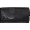 Sac Bandouliere Hexagona Sac porte travers en cuir ref 48608 Noir 23*14*5