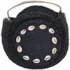 Sac Bandouliere Le Voyage En Panier Sac rond port&eacute; travers ref 490 Noir