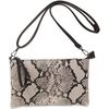 Pochette Chapeau-Tendance Pochette fa&ccedil;on python Noir