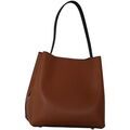 Sac a main Chapeau-Tendance Sac &agrave; main cuir lisse italien Marron