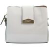 Sac Bandouliere Pourchet Sac port&eacute; travers ref_49551 Blanc casse 1 Blanc