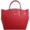 Sac &agrave; main LANCASTER Sac port&eacute; main en cuir ref_50075 Rouge 36*26*15 Rouge