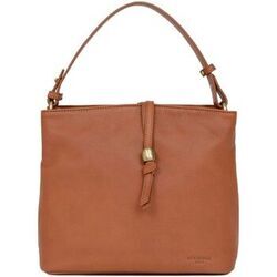 Sac &agrave; main Hexagona Sac &agrave; main cuir ref 52162 Terre 25*21.5*13.5 Marron
