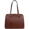 Sac a main Hexagona Sac port&eacute; &eacute;paule ref 52377 Marron 39*30*10 Marron