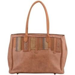 Sac a main Mia & Joy Sac port&eacute; &eacute;paule ref 54856 Marron 39*23*17 Marron