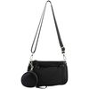 Sac Bandouliere Mia & Joy Sac porte travers Noir Femme Ref 56735 25*15*5 cm
