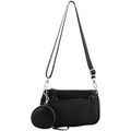 Sac Bandouliere Mia & Joy Sac porte travers Noir Femme Ref 56735 25*15*5 cm
