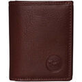 Porte-monnaie Chapeau-Tendance Porte-monnaie homme cuir boutonn&eacute; avec Protection RFID Marron