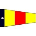 Porte cl&eacute; Clj Charles Le Jeune Porte-cl&eacute;s Drapeau chiffre 0 - Nadazero Jaune