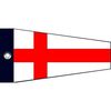 Porte cl&eacute; Clj Charles Le Jeune Porte-cl&eacute;s Drapeau chiffre 8 - Oktoeight Rouge