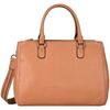 Sac &agrave; main Hexagona Sac port&eacute; main cuir ref 48612 40*26*11 Tan Marron