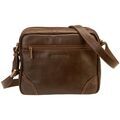 Sac bandouli&egrave;re Arthur & Aston Besace Arthur et Aston Ref 57039 c chataigne 25*24*8 cm Marron